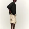 Printed Wide-Leg Bermuda Shorts – Men