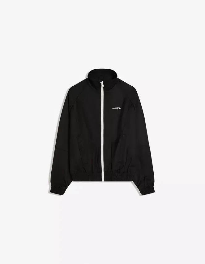 Printed Zip-Up Jacket – Jackets Printed Zip-Up Jacket – Jackets