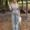 Puff Sleeve Short Sleeve Blazer