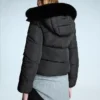 Puffer Water Repellent Jacket with Fur Hood – Jackets and Trench