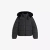Puffer Water Repellent Jacket with Fur Hood – Jackets and Trench