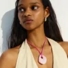 Resin Pendant Cord Necklace Resin Pendant Cord Necklace