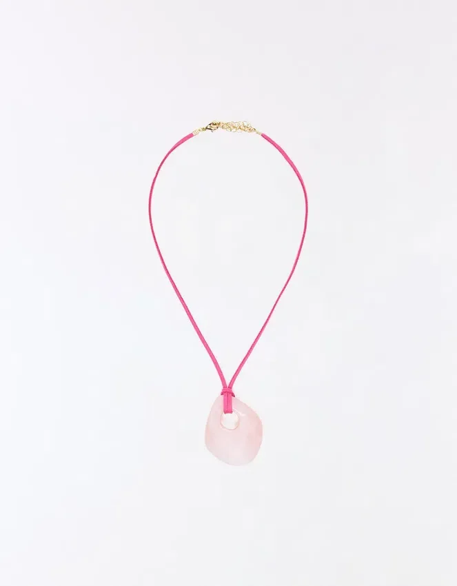 Resin Pendant Cord Necklace Resin Pendant Cord Necklace