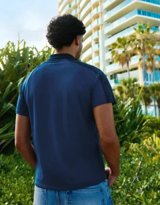 Retro Print Polo Shirt – Bershka Lovers Retro Print Polo Shirt – Bershka Lovers