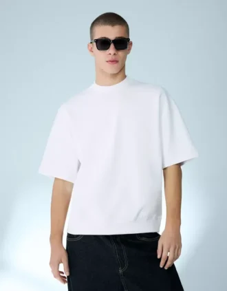 Ribbed Plush Short Sleeve T-Shirt – T-Shirts and Polo Shirts