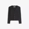 Ribbed Polo Collar Cardigan – Sweaters and Cardigans Ribbed Polo Collar Cardigan – Sweaters and Cardigans