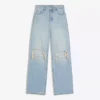 Ripped High-Waist Wide-Leg Jeans Ripped High-Waist Wide-Leg Jeans