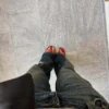 Ripped Low-Rise Straight-Leg Jeans Ripped Low-Rise Straight-Leg Jeans