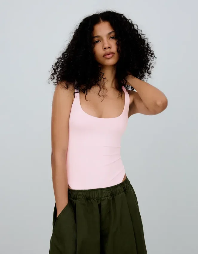 Round Neck Tank Bodysuit Round Neck Tank Bodysuit
