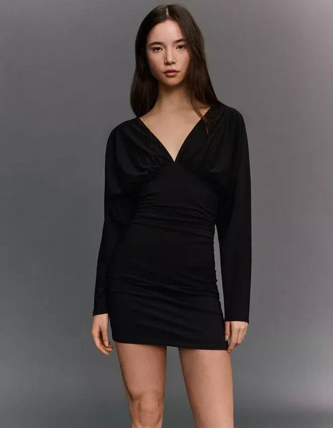 Ruched Mini Dress – Dresses and Jumpsuits Ruched Mini Dress – Dresses and Jumpsuits