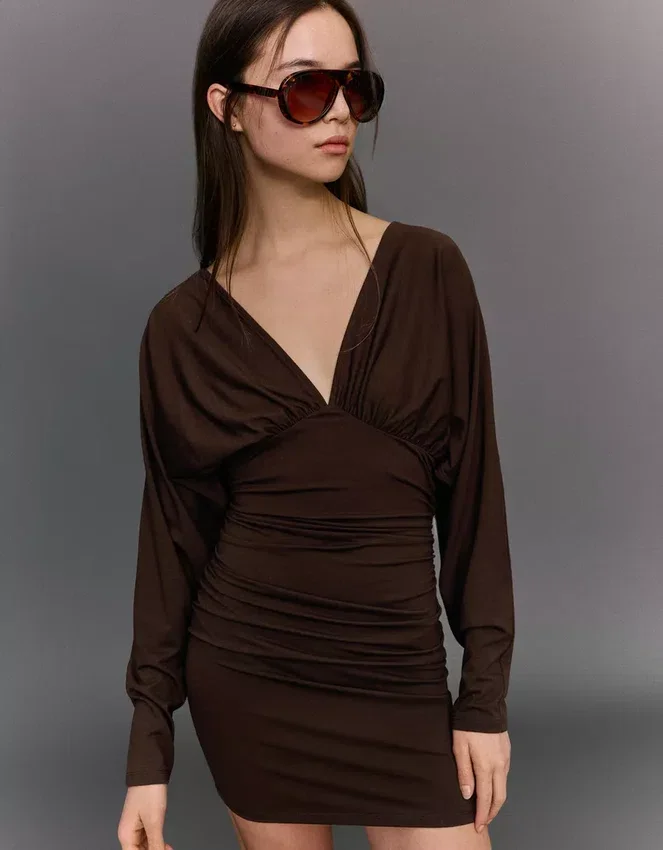 Ruched Mini Dress – Dresses and Jumpsuits Ruched Mini Dress – Dresses and Jumpsuits
