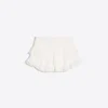 Ruffled Mini Skirt with Rhinestone Waistband Ruffled Mini Skirt with Rhinestone Waistband
