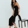 Rustic Bandeau Midi Dress