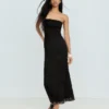 Rustic Bandeau Midi Dress
