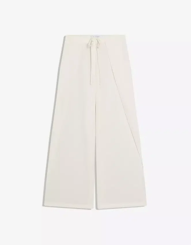Rustic Wide-Leg Trousers with Pleats Rustic Wide-Leg Trousers with Pleats