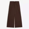 Rustic Wide-Leg Trousers with Pleats Rustic Wide-Leg Trousers with Pleats