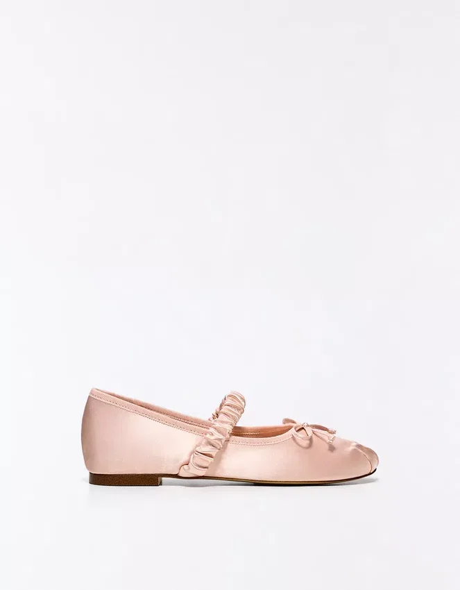 Sateen Ballerina Flat – Women Sateen Ballerina Flat – Women
