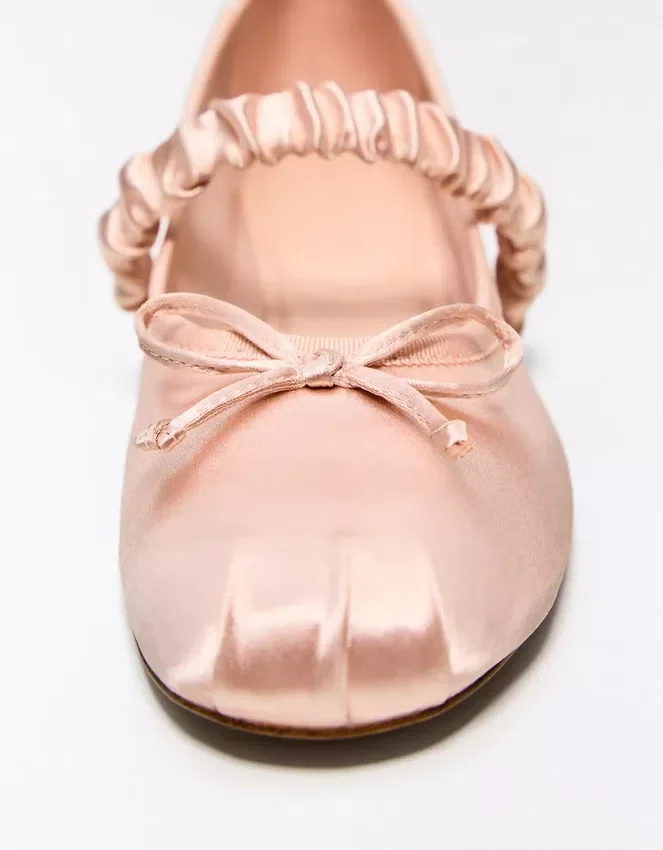 Sateen Ballerina Flat – Women Sateen Ballerina Flat – Women