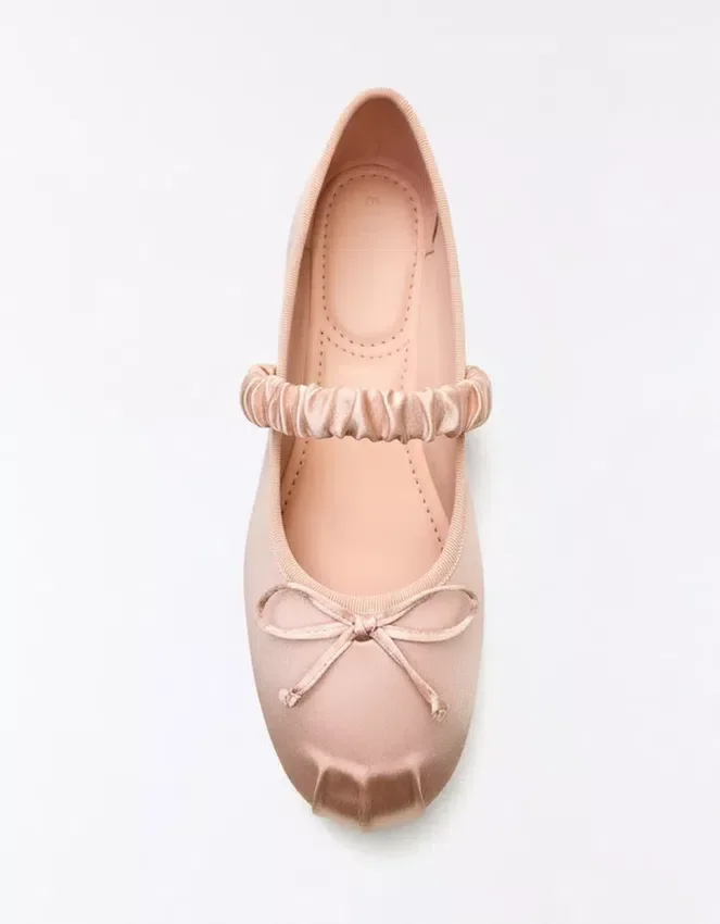 Sateen Ballerina Flat – Women Sateen Ballerina Flat – Women