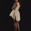 Satin Bustier Dress