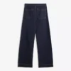 Seamless High-Waist Wide-Leg Jeans with Pockets – Pants – Women