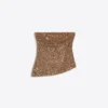 Sequinned Bandeau Top Sequinned Bandeau Top