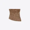 Sequinned Bandeau Top Sequinned Bandeau Top