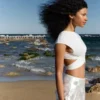 Sequinned Maxi Mini Skirt