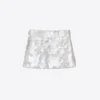 Sequinned Maxi Mini Skirt