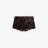 Sequinned Mini Shorts