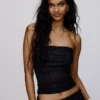 Shimmer Bandeau Top