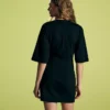 Shirred Mini Dress
