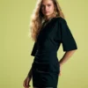Shirred Mini Dress