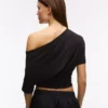 Short Sleeve Asymmetric T-Shirt – T-Shirts – Women