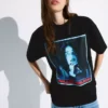 Short Sleeve Billie Eilish Print T-Shirt