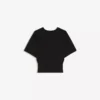 Short Sleeve Corset Waist T-Shirt