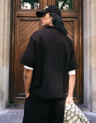 Short Sleeve Flowing Boxy Fit Shirt – Shirts