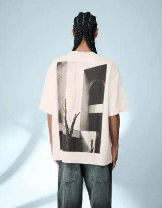 Short Sleeve Plush T-Shirt with Print – T-Shirts and Polo Shirts