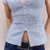 Short Sleeve Shirt with Zip – Shirts and Blouses