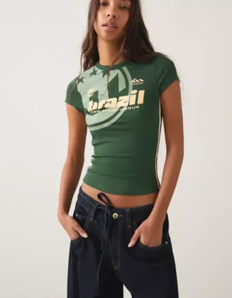 Short Sleeve Sport Print T-Shirt – T-Shirts Short Sleeve Sport Print T-Shirt – T-Shirts