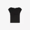 Short Sleeve T-Shirt with Gathering