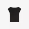 Short Sleeve T-Shirt with Gathering