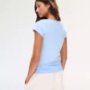 Short Sleeve T-Shirt with Gathering – Women