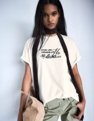 Short Sleeve T-Shirt with Manuel Turizo Print – Women