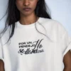 Short Sleeve T-Shirt with Manuel Turizo Print – Women