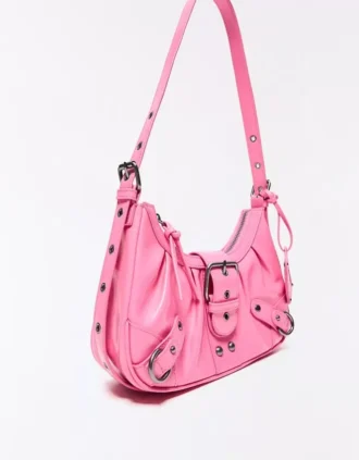 Shoulder Bag with Buckle