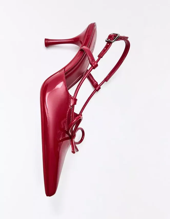 Slingback Heel with Detail – Heeled Shoes Slingback Heel with Detail – Heeled Shoes