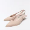 Slingback Kitten-Heel Shoes
