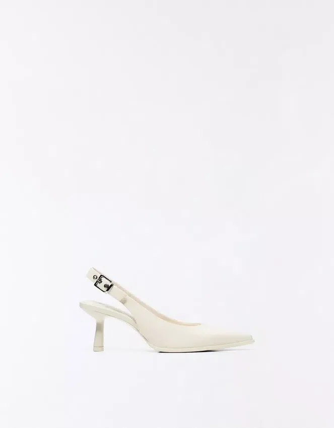 Slingback Kitten-Heel Shoes – Heeled Shoes Slingback Kitten-Heel Shoes – Heeled Shoes