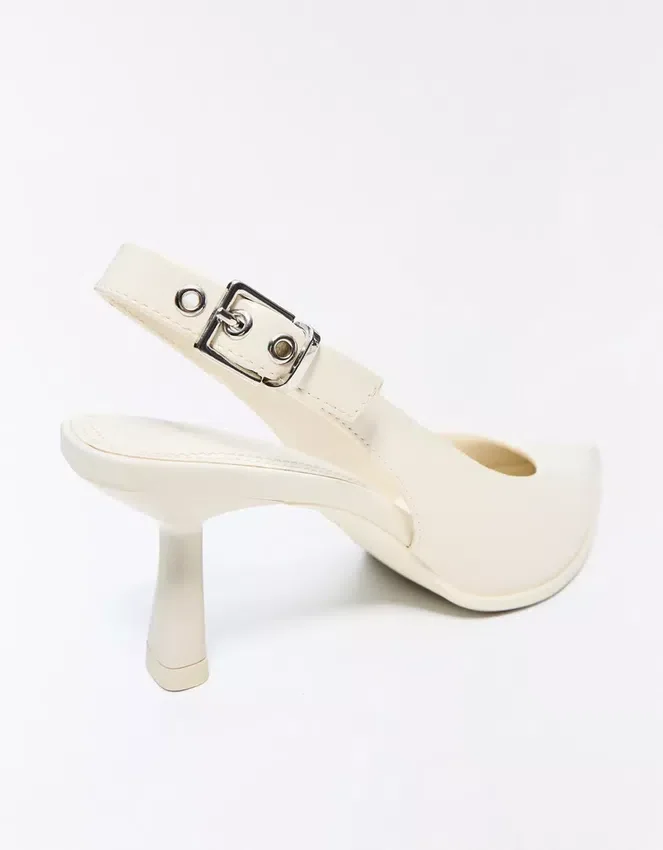 Slingback Kitten-Heel Shoes – Heeled Shoes Slingback Kitten-Heel Shoes – Heeled Shoes